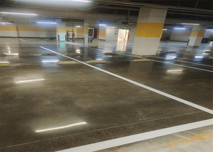 萬科地下車庫施工完成！